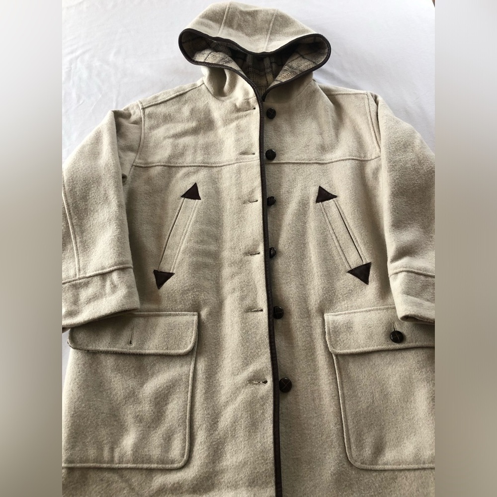 Club manteau m’en off white cream coat. - Picture 4 of 13